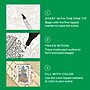 Lifelines FlowArt: Trace Within Peaceful Pause Coloring Book, 20 Pages (LL-16-3207)~#|#~D9534F89-9EE4-4C9E-B0C033B49E6C4089_sc7