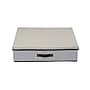 Household Essentials 75 Quart Wreath Storage Container, Fabric, Cream (582-1)~#|#~D95604CF-69AA-4388-B417E6D9B1803FDF_sc7