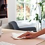 Smead Medium Vegan Leather Anti-Slip Desk Pad, 31.5" x 15.7", Light Pink (64834)~#|#~D957E156-ED9E-4BD8-9EB329BBBF59461B_sc7