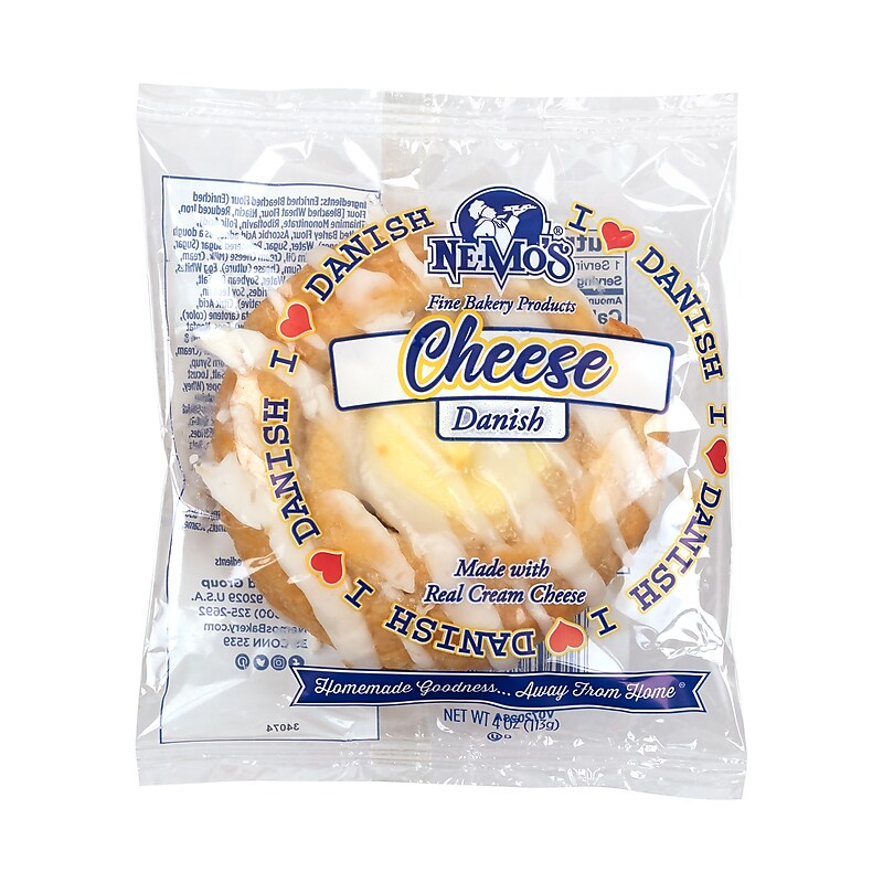 Ne-Mo's Round Cheese Danish, 4 oz, 12/Pack (220-02465) image 1