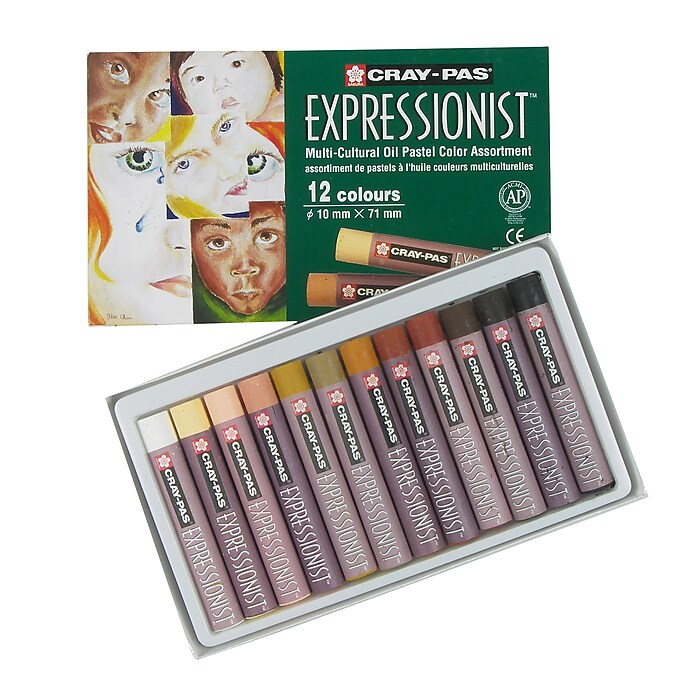 Sakura Cray-Pas Expressionist Oil Pastels, Skin Tone Assorted