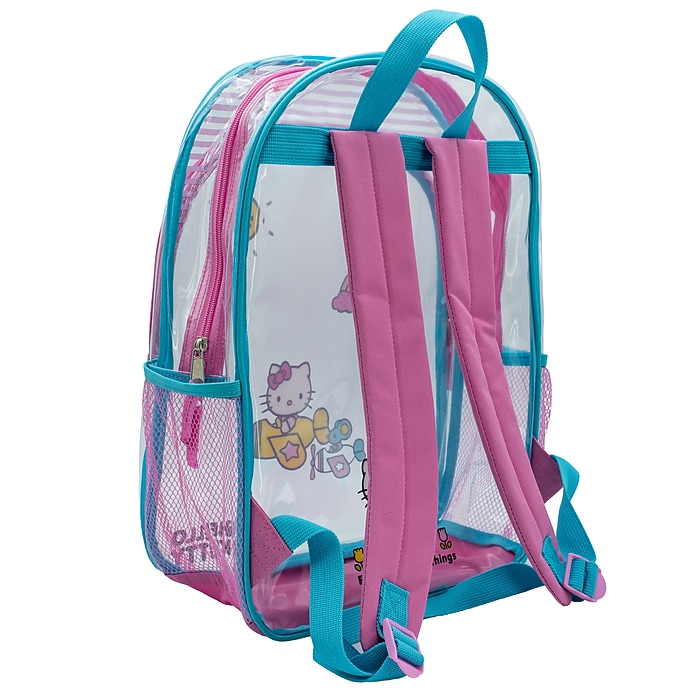 Accessory Innovations Kids Hello Kitty Backpack, Medium, Clear