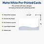 Avery Business Cards, 2" x 3.5", Matte White, 80/Pack (19479399538)~#|#~D9608770-51DE-459A-8971BA23F1B0FF21_sc7