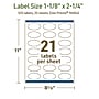 Avery Dissolvable Oval Multipurpose Labels, 1-1/8" x 2-1/4", Off-white, 525/Pack (94054)~#|#~D961324A-BF4A-4B95-9CAAD0812E019224_sc7