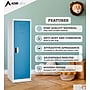 AdirOffice 48"H Single Tier Blue Storage Locker (ADI629-01-BLU-DL)~#|#~D9621C4E-56A2-4204-9664A01070413214_sc7