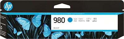 HP 980 Cyan Standard Yield Ink Cartridge, Prints Up to 6,600 Pages (D8J07A) Sansujyuku sansujyuku.com