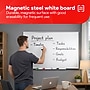 TRU RED™ Magnetic Steel Dry Erase Board, Satin Frame, 3' x 2' (TR61169)~#|#~D967FEA4-C69F-40BB-BFF7EF8A4B0989F0_sc7
