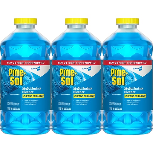 Pine-Sol Multi-Surface Cleaner/Degreaser, Sparkling Wave Scent, 80