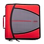 Case It Mighty Zip Tab 3" 3-Ring Zipper Binders, Red (D-146 RED)~#|#~D9690998-0172-4D8D-BA984EA040A61C12_sc7