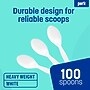 Perk™ Polystyrene Spoon, Heavy-Weight, White, 100/Pack (PK56405)~#|#~D96998CC-BA7A-45A0-876ED4F13C217931_sc7