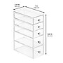 iDESIGN 5-Drawer Organizer, Clear (29001M2)~#|#~D96BA2EC-8E02-4720-90B9CC89A70EB8BF_sc7
