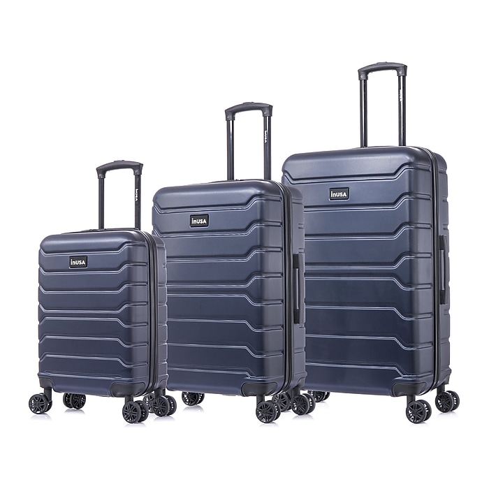 InUSA Trend 3-Piece Hardside Spinner Luggage Set, TSA Checkpoint