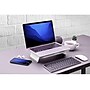 Function101 Elevate 10.94" x 10" Plastic Laptop Stand, White/Gray (F101-ELWHP)~#|#~D97191CD-A07B-4636-9FD9950DDEBEBC71_sc7