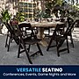 Flash Furniture HERCULES™ Vinyl Armless Folding Chair, Red Mahogany, 4/Pack~#|#~D973F652-B4E5-40F5-B4F495D7FA1C5C19_sc7