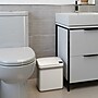 halo Stainless Steel Rectangular Sensor Trash Can with AbsorbX Odor Control System and Fragrance, White, 2.5 Gal. (SC02SW)~#|#~D97BB0FD-FDAB-4B69-910944091FDAA2F5_sc7