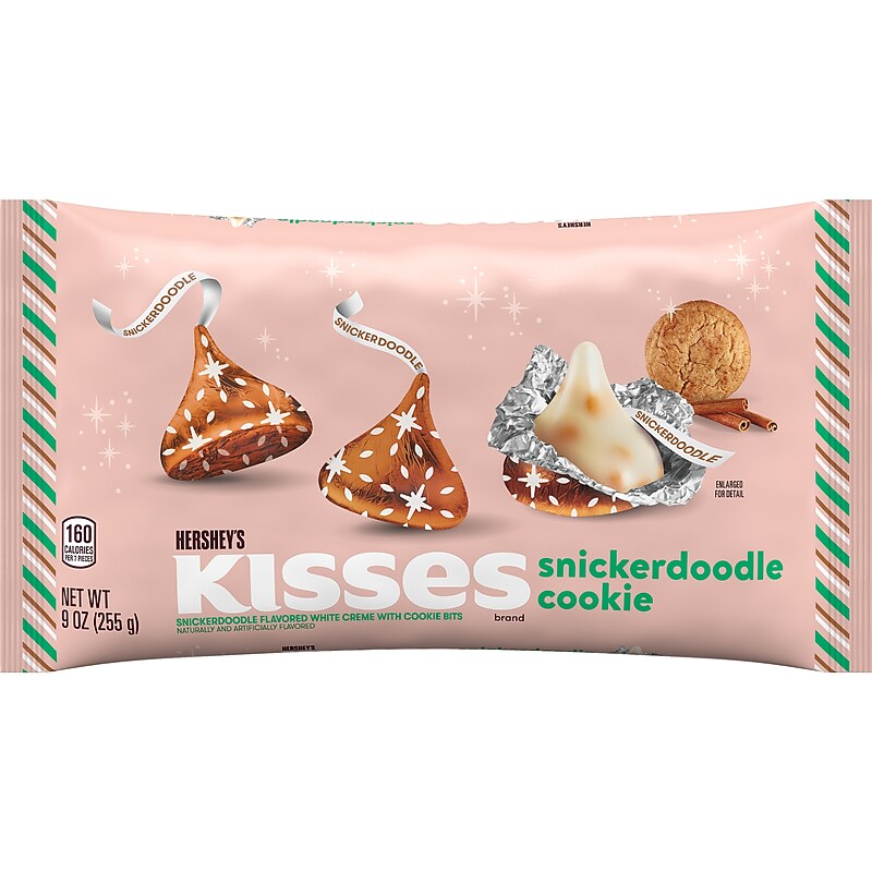 Hershey's Kisses Snickerdoodle Cookie Flavored White Chocolate Pieces, 9 oz. (34000-95383) image 1