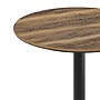 Flash Furniture TopGuard 31.25" Round Wood Dining Table with X-Base, Natural/Black Base (STRD31NATT2222)~#|#~D982AB92-AE03-411A-915A8CBD12CE6845_sc7