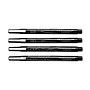 Prismacolor Premier Illustration Markers, Assorted Point, Black, 4/Pack (1738861)~#|#~D99E18F5-0520-4E53-A6A6ABCECF3D473E_sc7