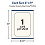 Avery Matte General Use Blank Cards, Ivory, 10/Pack (95355)~#|#~D9A193CF-AEB8-4F1B-BB36026479CFDECE_sc7