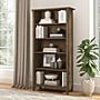 Bush Furniture Salinas 5-Shelf 63"H Bookcase, Ash Brown (SAB132ABR-03)~#|#~D9A1963F-F913-406E-A7DE18BBC7880829_sc7