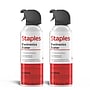 Staples®  Electronics Air Duster, 10 oz., 2/Pack (SPL10ENFR-2)~#|#~D9A2ADE2-F672-4ADF-BE6BD9C0B62E3978_sc7