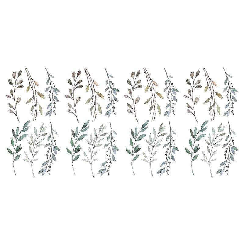 York Wallcoverings Country Leaves Retro Decals, Botanical (RMK4581SCS) image 1