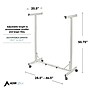 AdirOffice Metal Mobile File Cart with Lockable Wheels, Gray (615-KIT1)~#|#~D9A4D013-4408-48AC-BAC8EAD41BA2C943_sc7