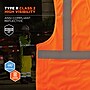 Ergodyne GloWear 8215BA High Visibility Sleeveless Safety Vest, ANSI Class R2, orange, 2XL/3XL (21067)~#|#~D9A60C58-F40F-4B1A-9BD2D687A77D4266_sc7