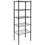 Mount-It! 5-Tier Metal Shelving Unit, Holds 88 lbs per shelf, Black (MI-7861)~#|#~D9A7A08E-D6A5-4A6F-8E0F49E935780E3F_sc7