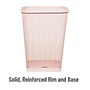 Mind Reader Metal Trash Can Without Lid, 5 Gallon, Pink, 2/Pack (2SQUAGA-PNK)~#|#~D9A7B046-443B-43D6-8D43016FAAB0200B_sc7