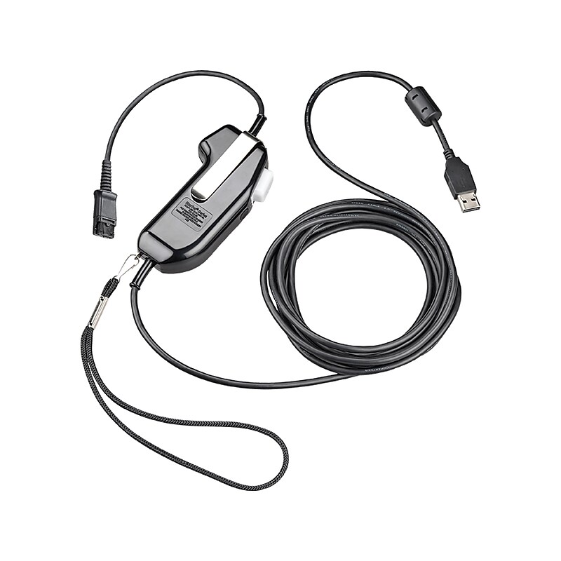 Poly SHS 2626-13 Monaural PTT Secure Voice Attachment, USB-A - Quick Disconnect (8K7N0AA#AC3) image 1