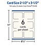 Avery Business Cards, 2-1/2" x 3-1/2", Matte Ivory, 150/Pack (95328)~#|#~D9AD6E93-EDD8-4B6B-94E50B5A4B9548C6_sc7