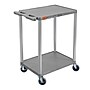 Luxor ENDURA 2-Shelf Utility Cart, Gray (HE32-G)~#|#~D9ADAEAE-9D9A-48A2-92C446C72BE0E56D_sc7