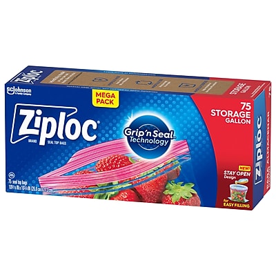 Ziploc Double Zipper Storage Bag - Thumbnail 2