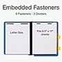 Pendaflex Classification Folder, 2-Dividers, Letter Size, Dark Blue, 10/Box (23217EE)~#|#~D9B373FA-2BC0-4B40-B4673B875783A945_sc7