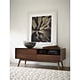 Adore Decor Brookline 47.25"W x 20"H Wood TV Stand Cabinet with 3 Drawers, Walnut Brown (FTVBROWLNR01)~#|#~D9B3AC1A-D00D-4245-AE3A716522988AD4_sc7