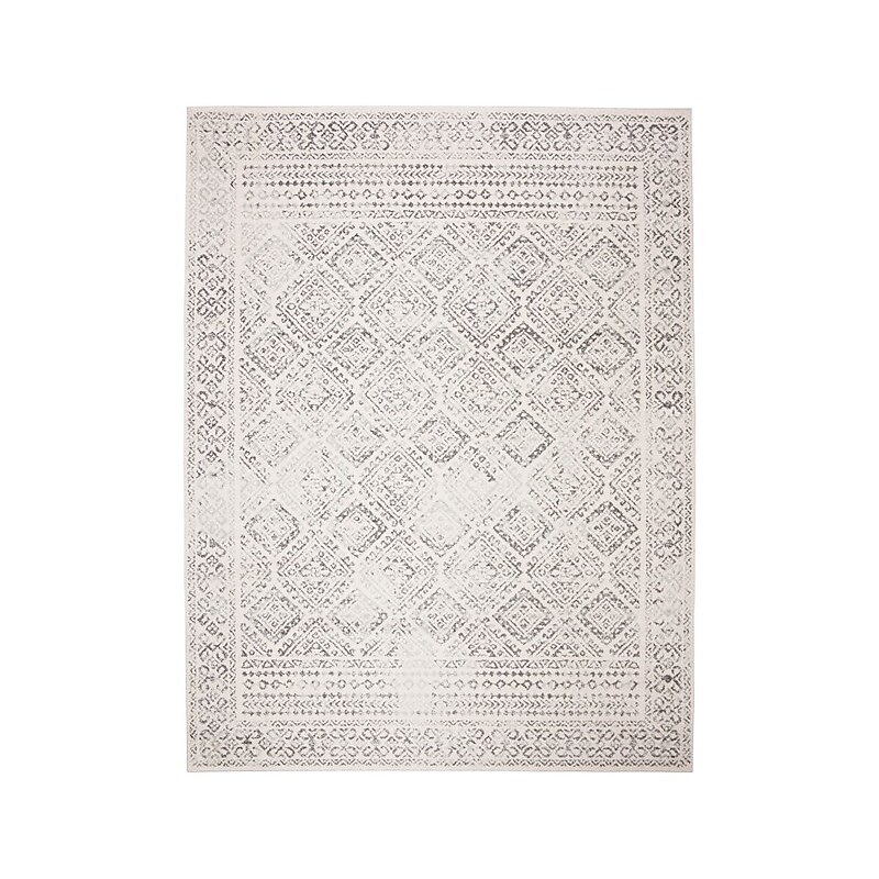 Safavieh Tulum Collection 8' x 10' Rectangle Indoor Area Rug, Machine Made, Ivory/Grey (TUL264A-8) image 1