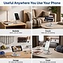 Uncaged Ergonomics 360° Swivel Adjustable Cell Phone Desktop Stand, Silver (SPS-Silver)~#|#~D9B5BC43-2F11-4561-B92B52EED80E37EA_sc7