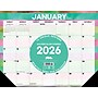 2026 Willow Creek Watercolor Stripes 22" x 17" Monthly Desk Pad Calendar (57292)~#|#~D9B6D9A1-7946-4F23-BFF4E6C472C91F11_sc7
