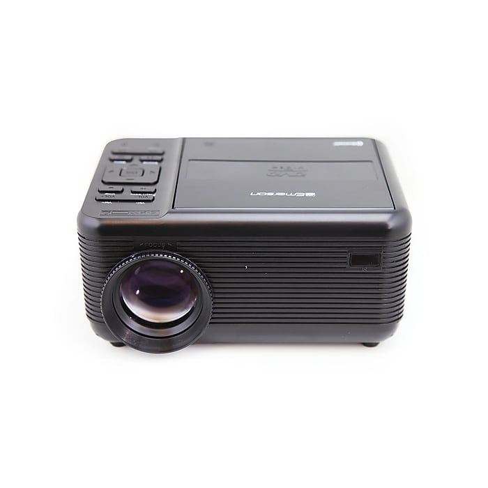 Emerson Home Theater Portable LCD Projector with Built-In DVD