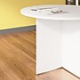 Bush Business Furniture 42W Round Conference Table with Wood Base, White (99TB42RWH)~#|#~D9B76F46-ACF2-4E27-B243B9A935F72A56_sc7