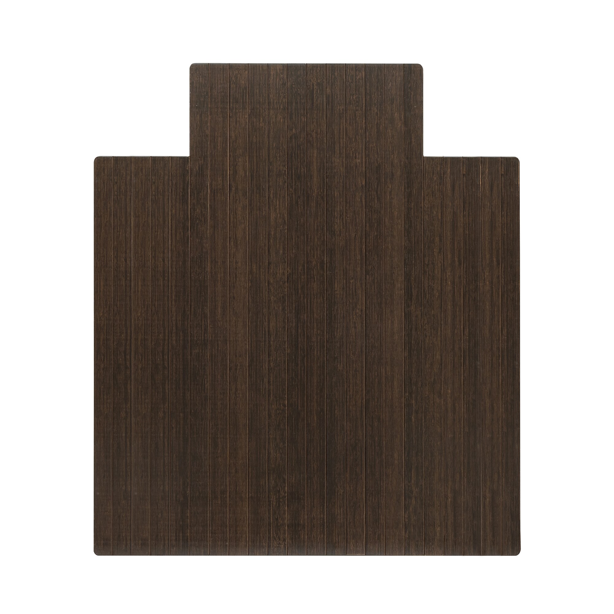 Anji Mountain Standard Bamboo Carpet & Hard Floor Chair Mat with Lip, 44″ x 52″, Java (AMB24083) Sansujyuku sansujyuku.com