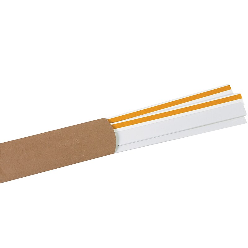 Slip-Strip Label Holder Strip, 1 1/4" x 48", Clear, 6/Carton (LH163) image 1