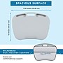 LapGear MyDesk 17.9" x 13" x 2.6" Lap Desk, Cool Gray (44435)~#|#~D9BC8560-137D-4526-94BB4F7A2D4E866F_sc7