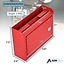AdirOffice Steel Multipurpose Drop Box Interoffice Mailbox, Medium, Red (631-02-RED-PKG)~#|#~D9C656CE-469E-468D-B1D068768415E628_sc7