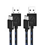 4Gamers Superfast Play & Charge Cables Twin Pack, Compatible with PS5 DualSense Controllers, Black (SP-C10V-4G)~#|#~D9C84473-5BAA-4850-9B38372FB7703F58_sc7