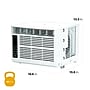 Whirlpool 115-Volt 6000 BTU Window Air Conditioner with Remote, White (WHAW061CW)~#|#~D9CCA5C2-95C7-4532-BB27BFBA00845A29_sc7