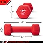 Jfit 3 lb. Neoprene Dumbbells, Red (J-DBN3SET)~#|#~D9D53E39-0795-4551-98BE58722DC39B21_sc7
