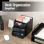 Mind Reader 3-Drawer Plastic Desk Organizer, Black (MINMACH3-BLK)~#|#~D9D627F1-E48A-4D64-9F6DEC02C011BCC2_sc7