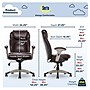 Serta Back in Motion Bonded Leather Executive Office Chair, Frye Chocolate (44187)~#|#~D9DDF43F-00C4-40E4-9E56A56D91B4C496_sc7